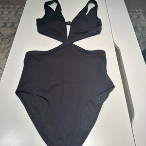 Aerie Ribbed Mix Crossover Cut Out One Piece Swimsuit (Never worn)
